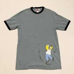 Vintage Simpsons Tshirt Homer Golfing Men’s Size Small Shirt